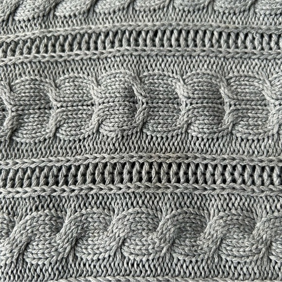 Eight Eight Eight Crowl Neck  Cable Knit Dolman Sleeve Sweater Tunics - Picture 13 of 14